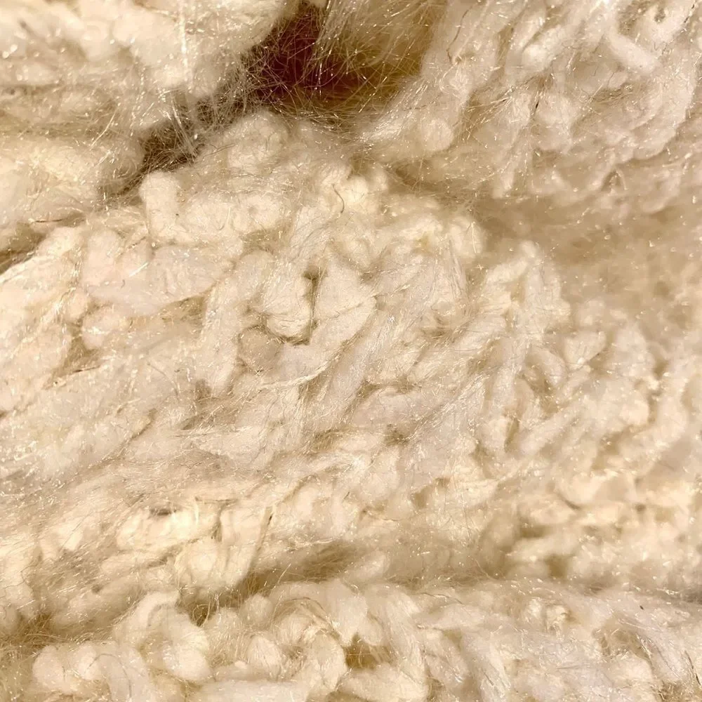 SOFT IVORY OBLONG SCARF by LETS SNUGGLE MIXIT